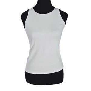 NWT | Darong Black & White Sleeveless Tank Top Set | Scoop Neck | Size Medium